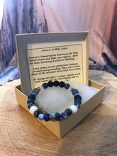 Load image into Gallery viewer, Blue Denim stone bracelet