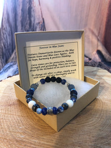 Blue Denim stone bracelet