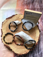 Load image into Gallery viewer, wood bead bracelet mens
